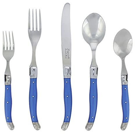 Français Home 20 pièces Laguiole Set de couverts en en français Bleu