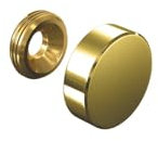 ALTUMIS - Cache vis doré 18 mm (à l'unité) - Or