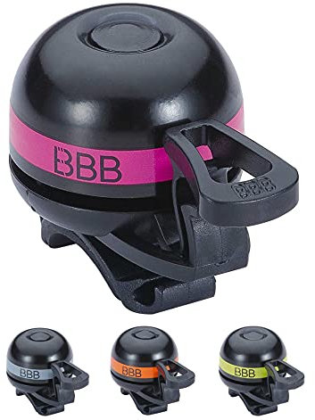 BBB CyclingEasyFitDeluxe Fahrradklinge|Laute Glockefür Mountainbike und Rennrad|Einsetzbar mit Schnellverschluss-System für alle Fahrradlenker