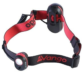 Vango Flux Headtorch, Grey, One Size