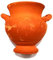 1 Amphore ca. 6-7 cm Terracotta Spitze für Pastori Krippe San Gregorio ARMENO Mar + 1 Schlüsselanhänger, handbemalt, One size