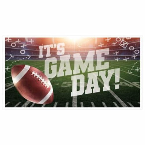 Banner It's Game Day, Kunststoff, horizontal, 1 Stück