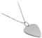 925 Sterling Silber Plektrum Anhänger Halskette Personalisierte Gravur enthalten Argento