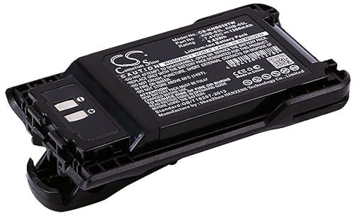 TECHTEK Batterie 1300mAh Compatible avec [Kenwood] TH-K20, TH-K20A, TH-K20E, TH-K40A, TH-K40E, THK20, THK40, TK-2000E, TK-2000K, TK-2000M, TK-2000T2, TK-3000E, TK-3000K, TK-3000K2, TK-3501, TK-U1 FBA