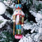 St Helens Home & Garden Nutcracker Christmas Tree Decoration with hanger 13cm Height - Add a touch of class to your Christmas tree (Blue Hat)