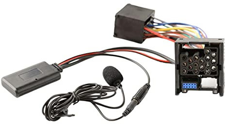 Car Bluetooth Audio Cable Adapter with Microphone for BMW E46 2002-2006, plug and play, easy installation, top sound quality