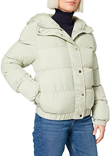 Urban Classics Giacca da donna con cappuccio, Giacca, Beige (Soft Salvia), XL