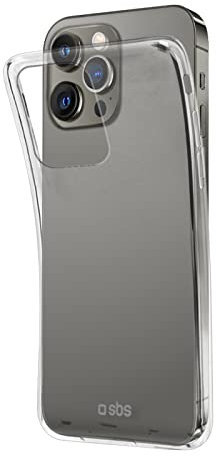 SBS iPhone 13 Pro Max Hülle transparent - Skinny Cover durchsichtig - Handyhülle Schutzhülle Case