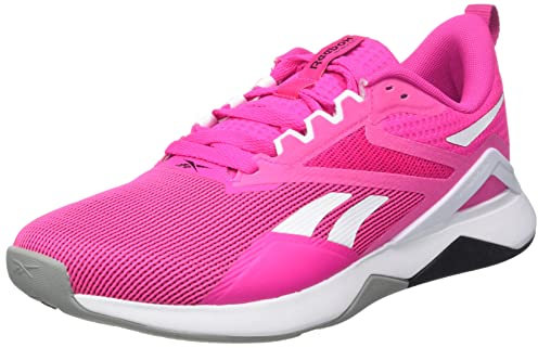 Reebok Nanoflex Tr V2, Sneaker Donna, Proud Pink Ftwr White Pure Grey 4, 37 EU