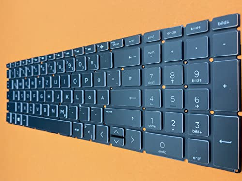 T-ProTek DEUTSCHE-Tastatur Keyboard Beleuchtung kompatibel für HP 15-da0003ng