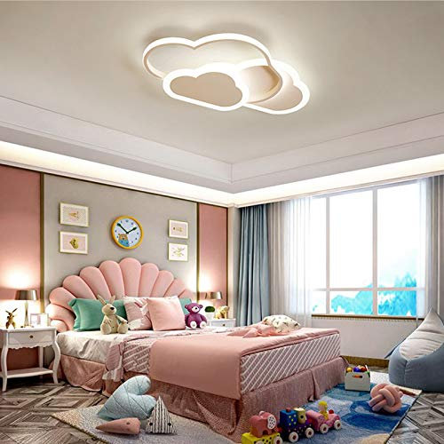 NaMaSyo 42W Kreative Wolken Deckenlampe,LED Deckenleuchte,Moderne Weiße Deckenleuchten für Wohnzimmer, Schlafzimmer, Küche, Flur, Balkon, Esszimmer,3000-7500K