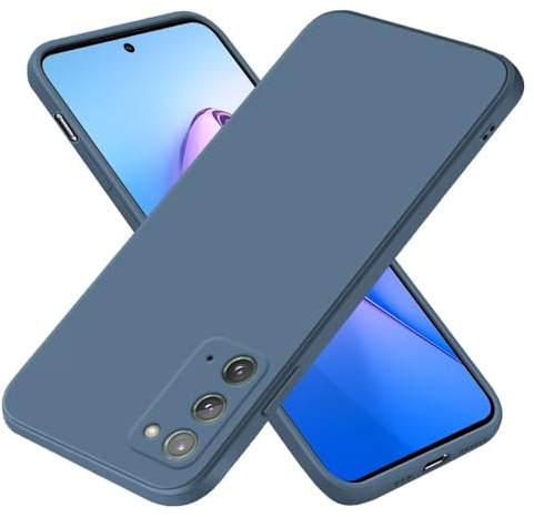 EASSGU Hülle für Samsung Galaxy Note20 (6.7 Inches), Weiche TPU Silikon Hülle - Lavendelgrau