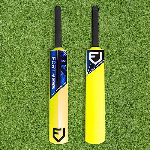 Fortress Garden Cricketschläger [3 Größen] - Kunststoffschläger für den Garten (Jugend (77cm))