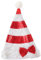 LIFKOME Weihnachtsmütze Aus Plüsch Mit Pailletten Festlicher Weihnachtsmannhut Für Erwachsene Witzige Kostüm-Accessoire Für Weihnachten Karneval Und Kostümpartys Atmungsaktiv Und