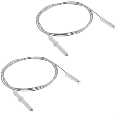 Zoegneer 2 piezas de repuesto para estufa de gas, quemador de gas, chispa de cerámica para electrodo de encendido de repuesto para estufa de gas y estufa de gas (35 mm)
