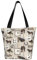 BeNtli Umhängetasche, Canvas Tote Große Tasche Damen Casual Handtasche Wiederverwendbare Einkaufstaschen,Pferdemuster