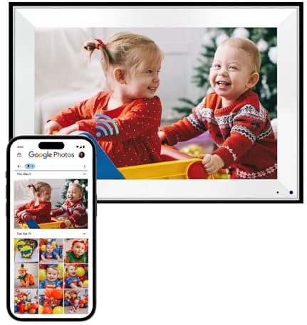 Cozyla - WiFi digital photo frame, smart digital photo frame, unlimited storage, share photos with family and friends via APP, email, photos of