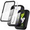 Diruite 2 Stück Hülle für Samsung Galaxy Fit 3 Schutzhülle,PC Ultradünne Hartglas Glas Displayschutz für Samsung Galaxy Fit 3 Case
