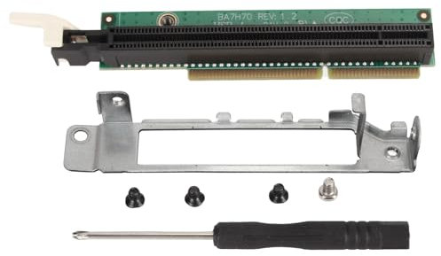 Annadue Tarjeta Gráfica de Expansión, Reemplazo para la Placa Base ThinkCentre Tiny5 M920x M720q P330 con Soporte, PCIE16, Tarjeta de Red de 4 Puertos, Tarjeta Gráfica Compatible