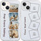 Personalisierte Handyhülle für iPhone 13,Personalisiert Hülle mit Eigenem Foto Bedrucken Bild Text Selbst Gestaltet Schutzhülle, Transparent Silikon Stoßfest Individuelle Custom Case