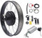 Lightakai 26 Zoll E-Bike Umbausatz, 48V 1500W Fat-Bike Fatbike Umbausatz E-Bike Elektrofahrrad Hinterradnabe Motor Mit LCD Display