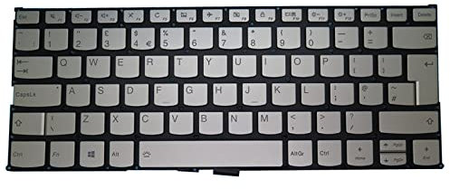 Laptop Keyboard For Lenovo ThinkBook 13s-IML 13s-IWL United Kingdom UK With Backlit Gray New