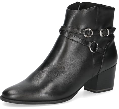 CAPRICE Damen Stiefeletten aus Leder mit Schnalle