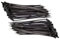 TERF® 100 Pcs Black Cable Ties 200mm (8'') X 2.5mm Premium Nylon Zip Ties Wraps Secure Self Locking Mechanism Plastic Tie for Home Office Garden Garage Workshop and DIY