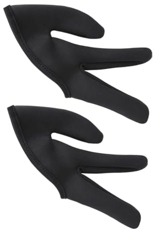 IWOWHERO 2stücke Hitzebeständige Finger-hairstyling-handschuhe Für Lockenwickler Und Glätteisen Leicht Und Tragbar Für Friseure Und Heimgebrauch Schützt Vor Verbrennungen