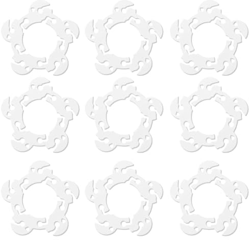 50 Pieces Ballon Clip Connecteur à Ballon Clips pour Ballons en Forme de Prune Outil De Fixation De Ballons pour Arc Support Porte-ballons en Plastique pour Mariage événement Fête D'anniversaire