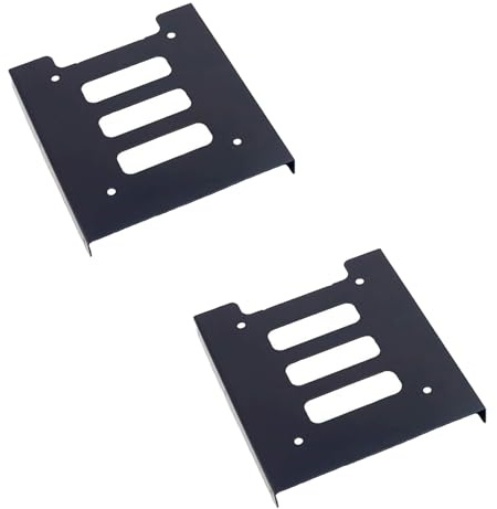 2 Pack 2.5 to 3.5 HDD SSD Mounting Bracket Adapter - Universal Hard Drive Holder
