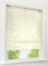 1er-Pack Raffrollo mit U-Haken Weiß Transparent Voile Ösenrollo Vorhang (BxH 120x130cm, Beige)