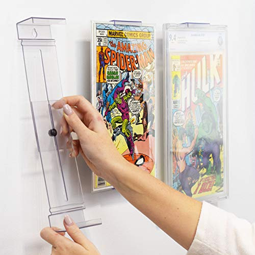 Comic Mount Comic Book Rahmen, Wandhalterung und Regalständer, unsichtbar und verstellbar (4)