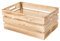 green leaves Sturdy Natural Wooden Apple Crates Retail Display Shelf Box Storage Gift Hampers (Small)