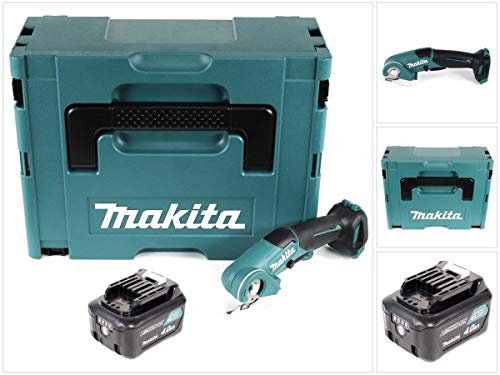 Makita CP 100 DM1J 10.8V Batterie Cisaille Universelle Multi Cutter en Makpac + 1 x 4.0Ah Batterie - Sans Chargeur