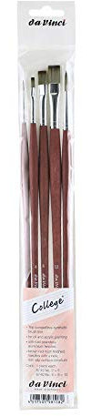 Da Vinci College Series 5269 Oil/Acrylic Synthetic Paint Brush Set of 5