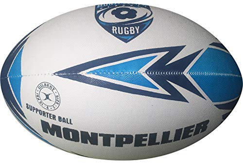 Montpellier Hérault Ballon de Rugby Collection Officielle - Gilbert - Taille 5