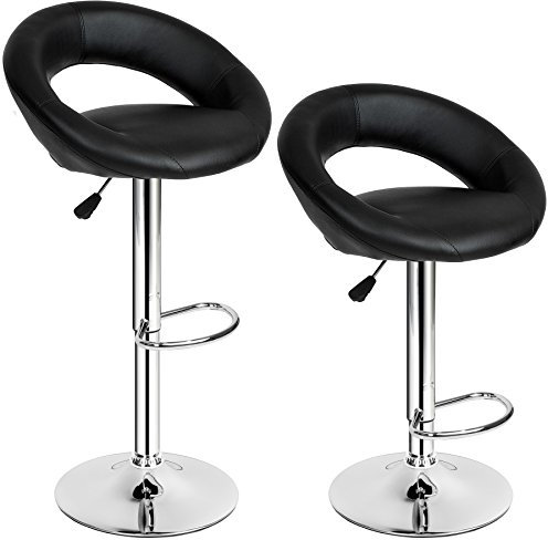 tectake 800178 Barhocker, Tresenhocker, stufenlos höhenverstellbar - Diverse Modelle - (2X Christian | Nr. 401560)