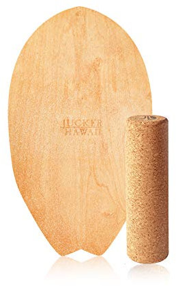 JUCKER HAWAII Balance Board Homerider Surf Pure Big Wave - Balanceboard Set inkl. Korkrolle