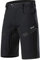 ARSUXEO Herren Fahrrad Kurze Hosen Lockere Passform Radhose mit Feuchtigkeitsableitendem Bund 2006 Schwarz XXL