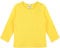 Lilax Baby Girls' Basic Long Sleeve Round Neck T-Shirt - Yellow - 6-9 Months
