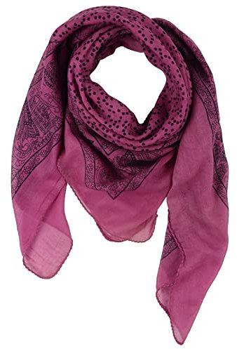 Superfreak Baumwolltuch - Elefant - magenta - schwarz - quadratisches Tuch
