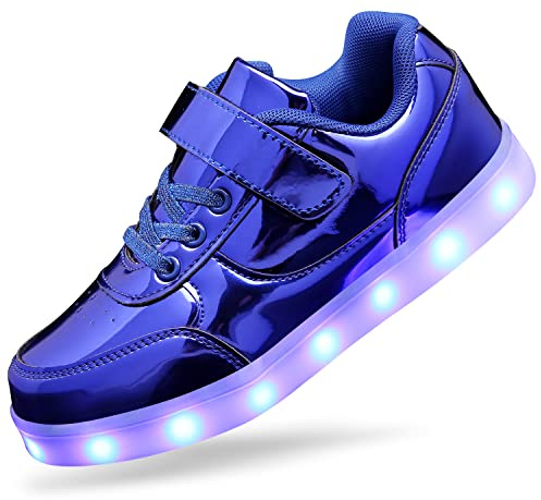 Kids Light up Shoes Led Sneakers USB Charging Flashing Trainers for Boys Girls High Top Sneakers