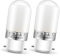 Ruiandsion B22 LED Glühbirne Warmweiße 2W AC 220V Bajonettverschluss Glühbirne für Nähmaschine, Kerze, Gerätelampen, Deckenhängeleuchte (nicht dimmbar, 2er-Pack)
