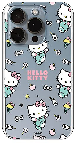 Personalaizer Originelle Schutzhülle, kompatibel mit iPhone 14 Procon, Motiv Hello Kitty Patron Stickers