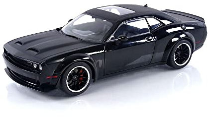 Solido 1:18 Dodge Challenger schwarz Modellauto Modellfahrzeug