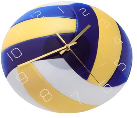 Veemoon Wanduhr Mit Fuß Aus Acryl Geräuscharme Stumme Hängeuhr Große Arabische Ziffern Für Schlafzimmer Wohnzimmer Arbeitszimmer