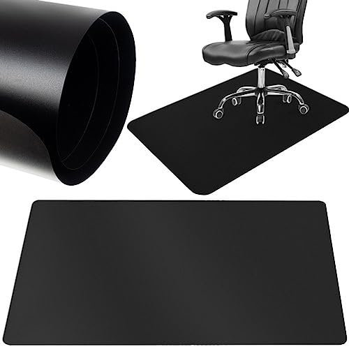 Alfombrilla Suelo Escritorio Y Silla - Alfombra Protectora para Gaming, Tapete Esterilla Ordenador, Plástico Protector Oficina, Alfombra Transparente para Parquet Y Vinilo, Base Antideslizante PC