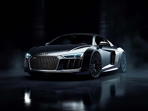 Generisch Poster Audi R8 Coupe - Auto Sportwagen - Poster Kunstdruck Wandbild ((42 x 59,4 cm) DIN A2)
