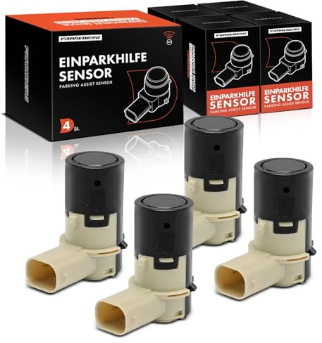 Frankberg 4x Parksensor Einparkhilfe Vorne Hinten Kompatibel mit 5er E39 525 530 540 M5 2.5L-4.9L 1996-2003 M.i.n.i R50 R53 Cooper One D S Works 1.4L 1.6L 2001-2006 Replace# 66206989068